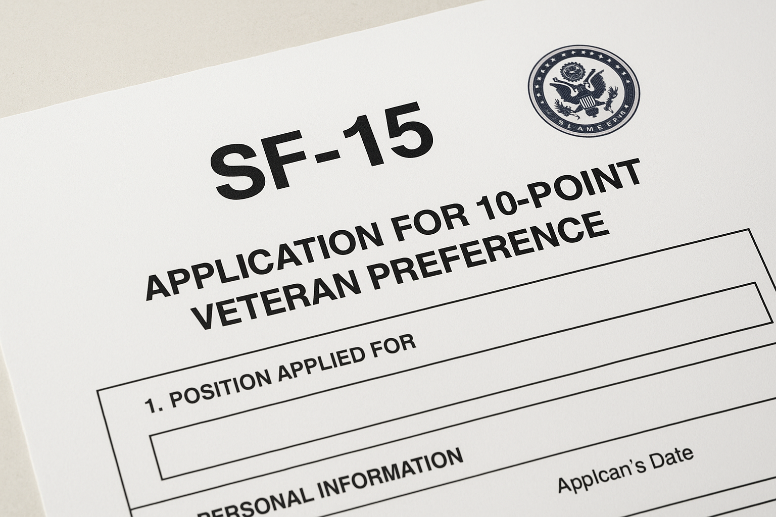 Understanding the SF-15 Form (for Federal Job Seekers) - Job Seekers Blog - JobStars USA